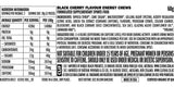 CLIF Bloks Energy Chews Black Cherry 50mg Caffeine