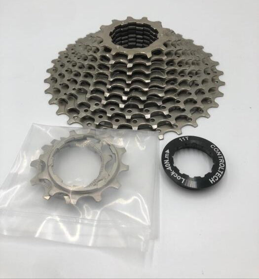 Controltech Road Cassette 12S HG No Spider 11-36T High Tensile Steel Nickle Plated