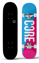 CORE Complete Skateboard C2 Split - Pink/Blue