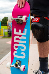 CORE Complete Skateboard C2 Split - Pink/Blue