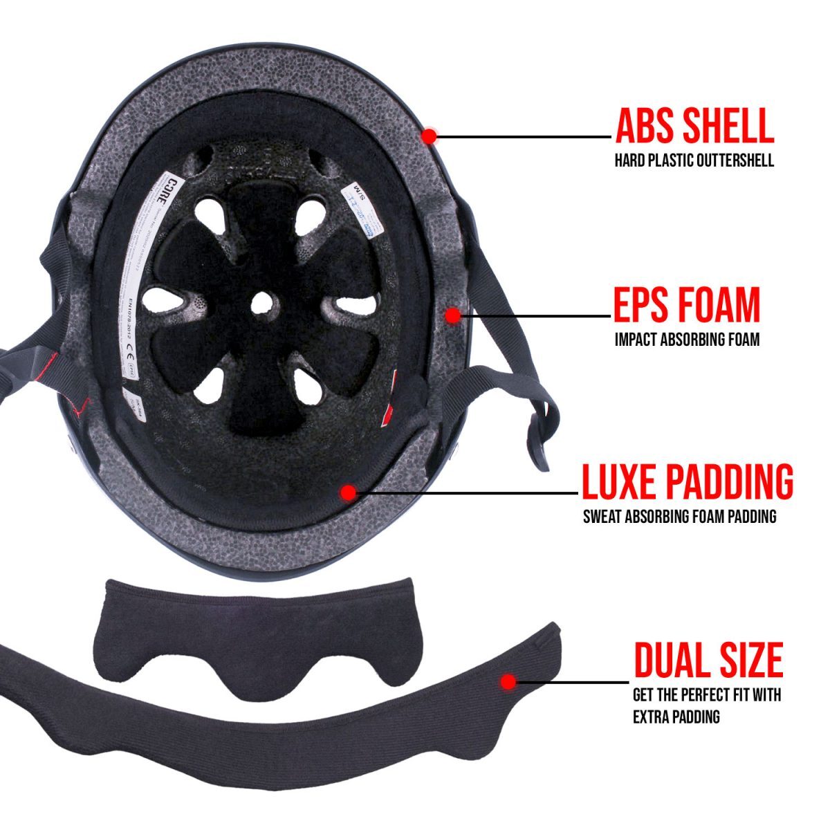 CORE Street Helmet - Black/Black