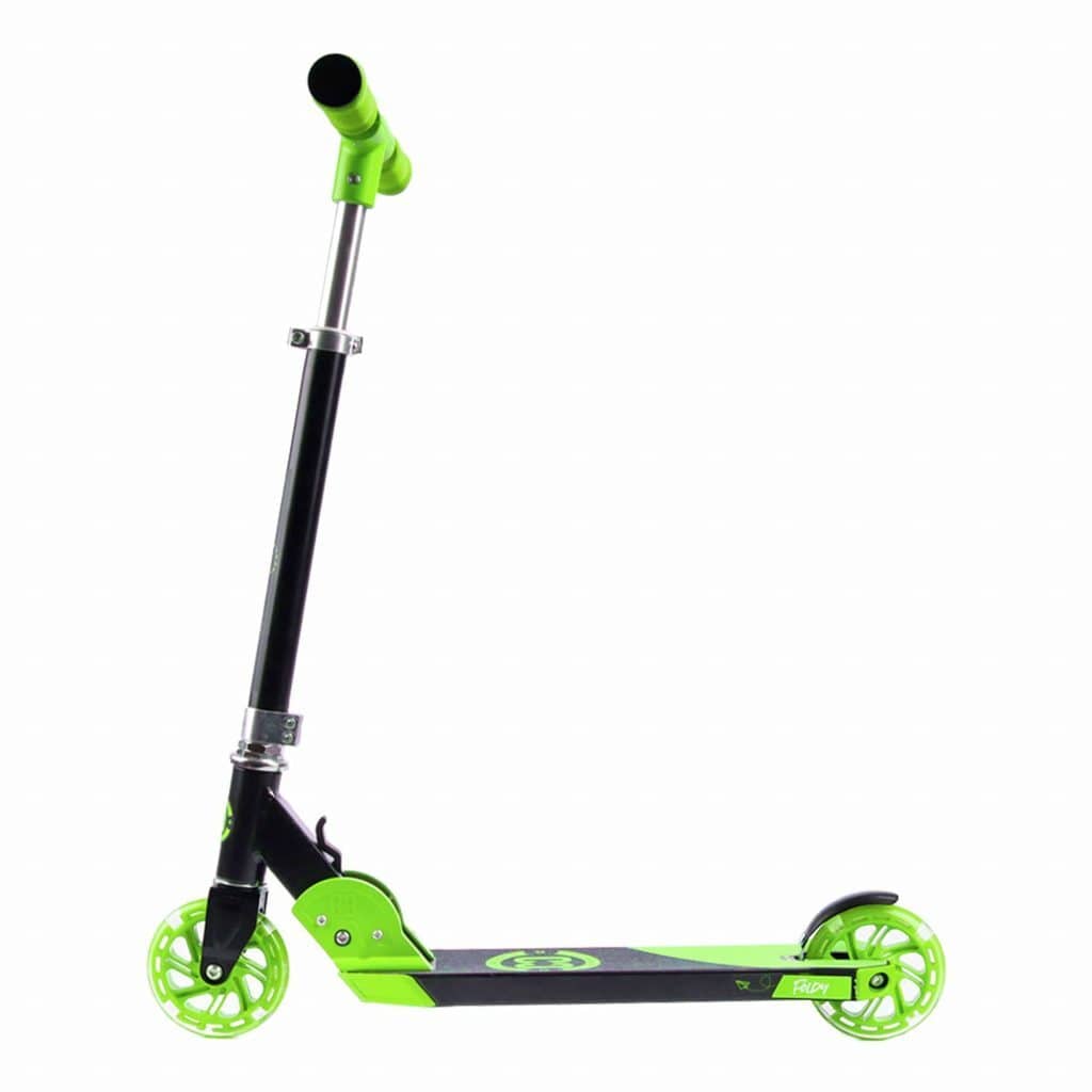 CORE Kids Foldy Scooter Green with LED Wheels