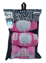 Core Protection Junior Triple Pad Set Knee/Elbow/Wrist Pink