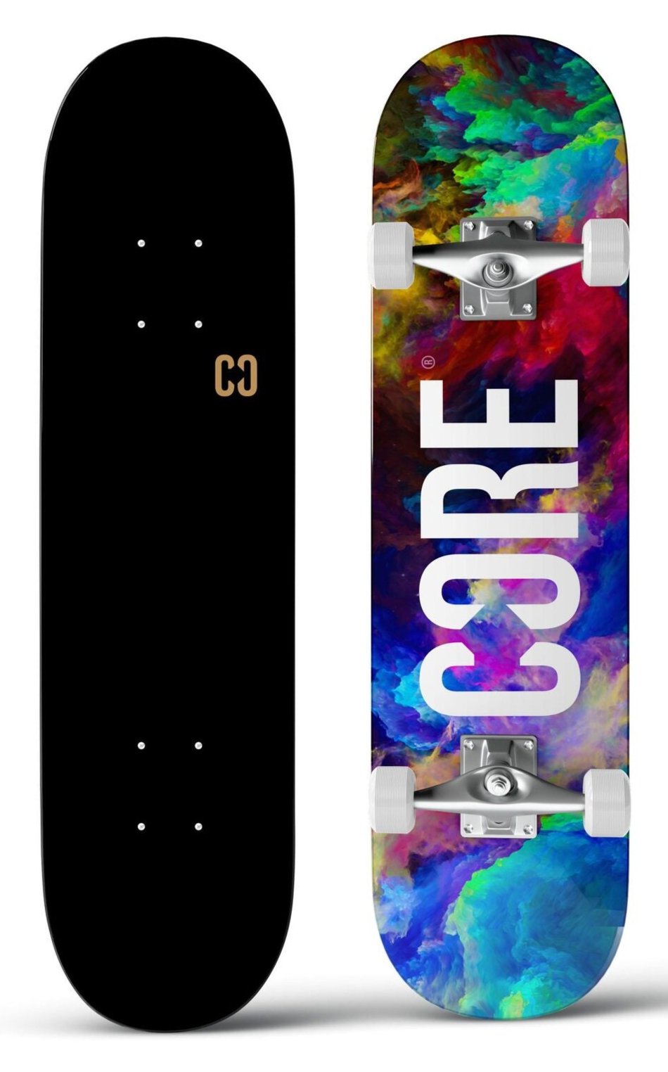 CORE Complete Skateboard C2  - Neon Galaxy 7.75