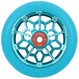 Core Hex Hollow 110mm Stunt Scooter Wheel - Mint/Blue (Single)