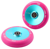 Core Hollow V2 110mm Stunt Wheel - Pink/Blue (Single)