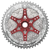 Sunrace Cassette - 12 Speed Mz901 Silver-Red