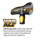 OnGuard Doberman Glow 185cm x 12mm Coil Combo Cable Lock