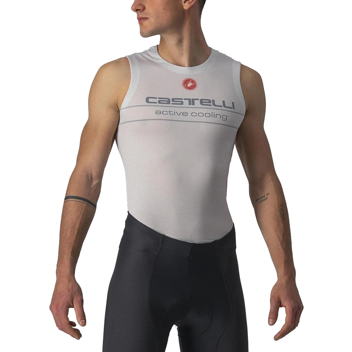 Castelli Active Cooling Sleeveless Base Layer Silver Grey