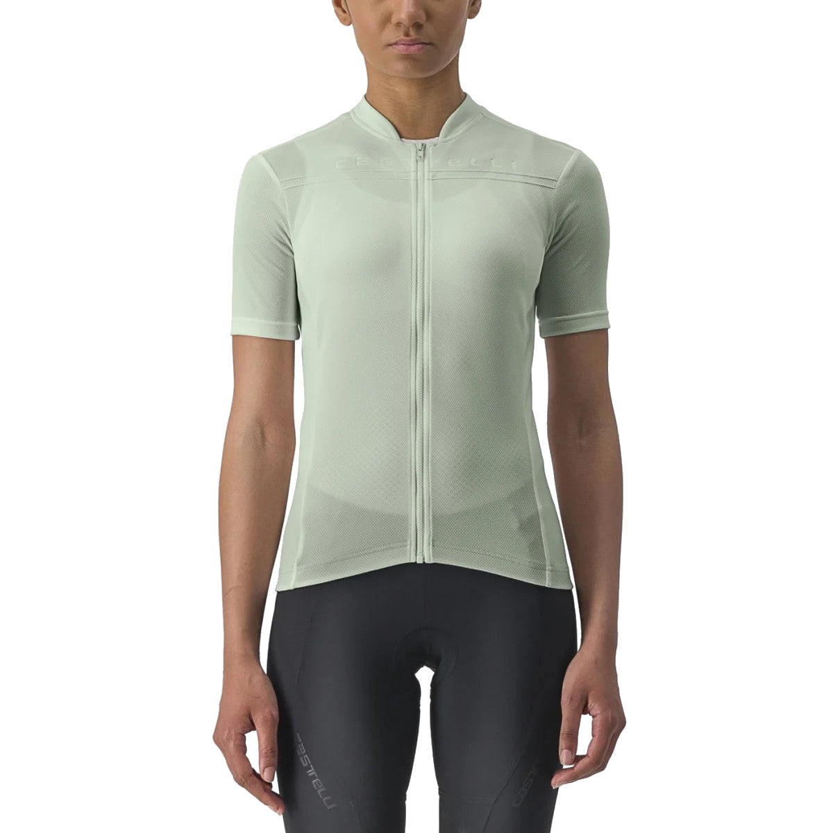Castelli Anima 4 Womens Jersey Defender Green