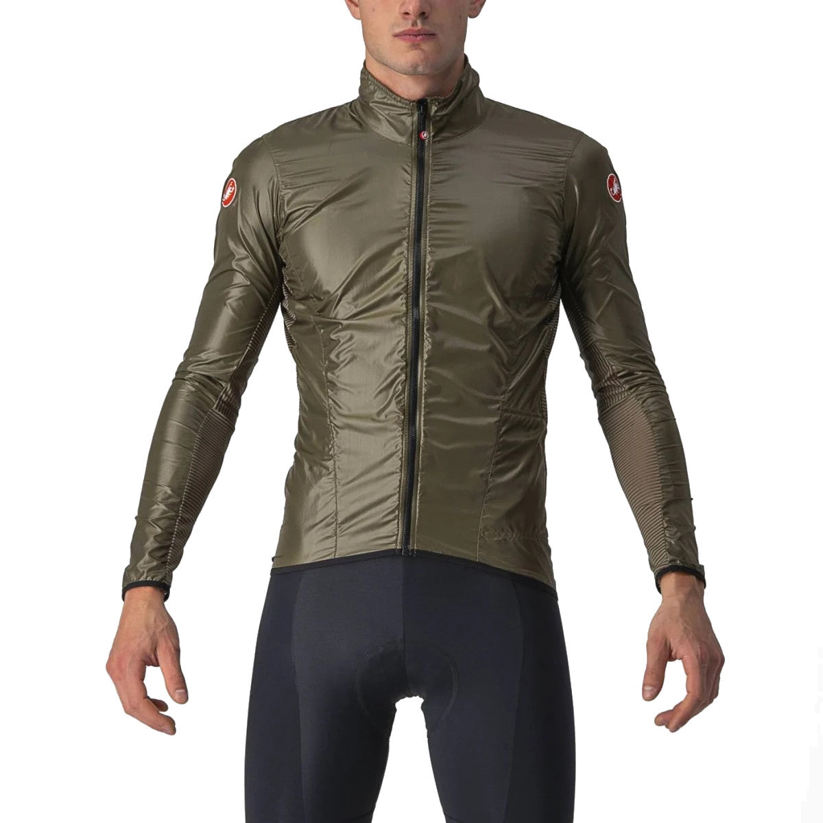 Castelli Aria Shell Windproof Jacket Moss Brown – Crooze