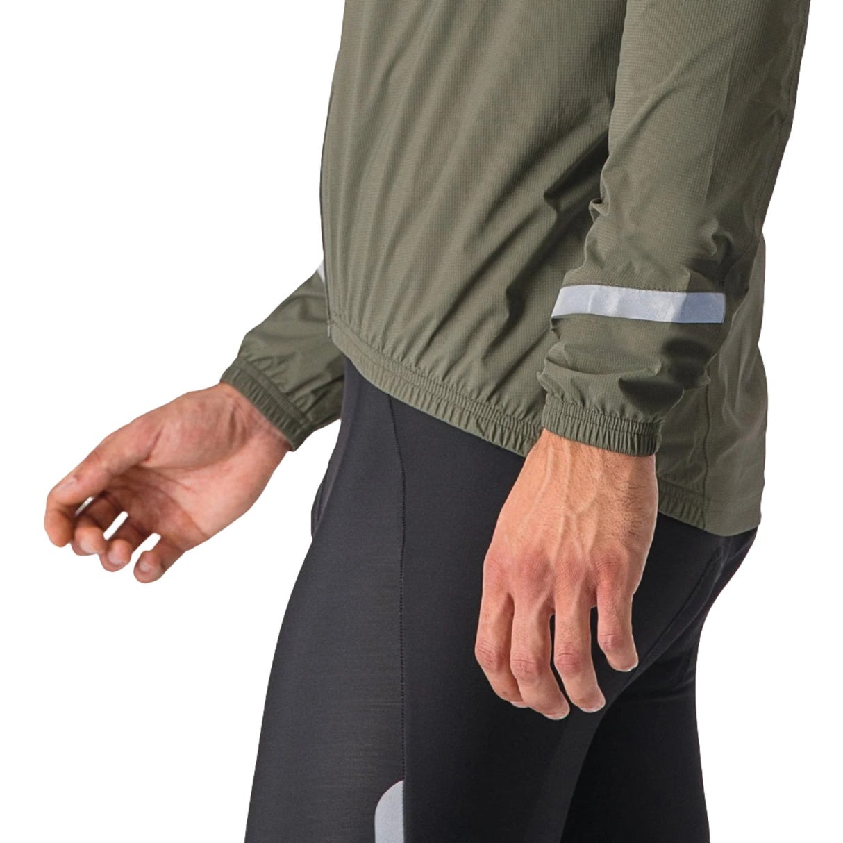 Castelli Emergency 2 Rain Jacket Military Green
