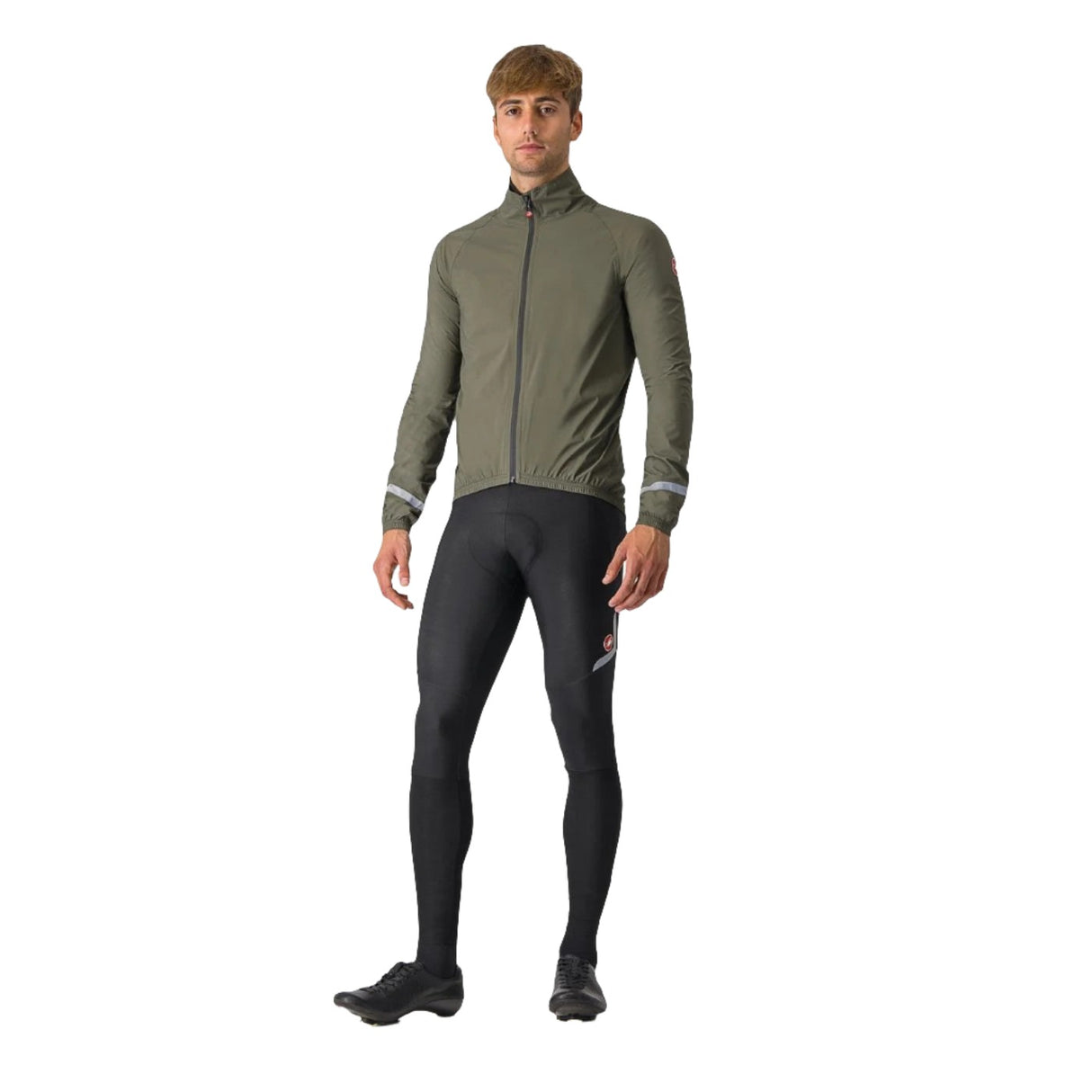 Castelli Emergency 2 Rain Jacket Military Green