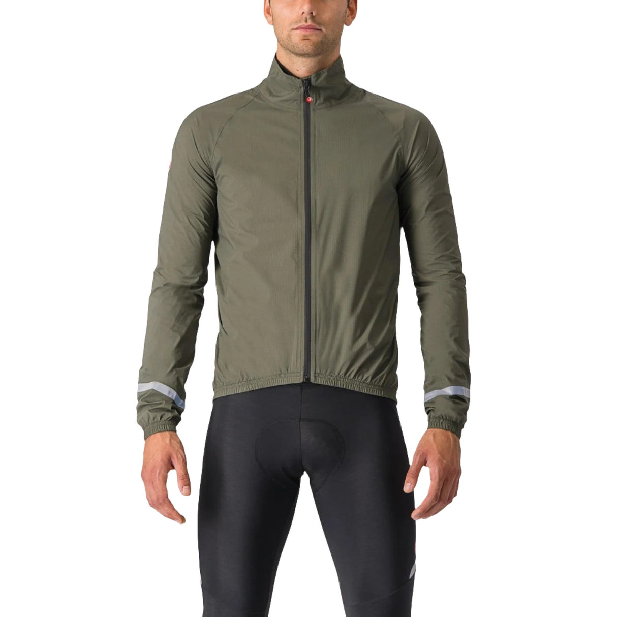 Castelli Emergency 2 Rain Jacket Military Green