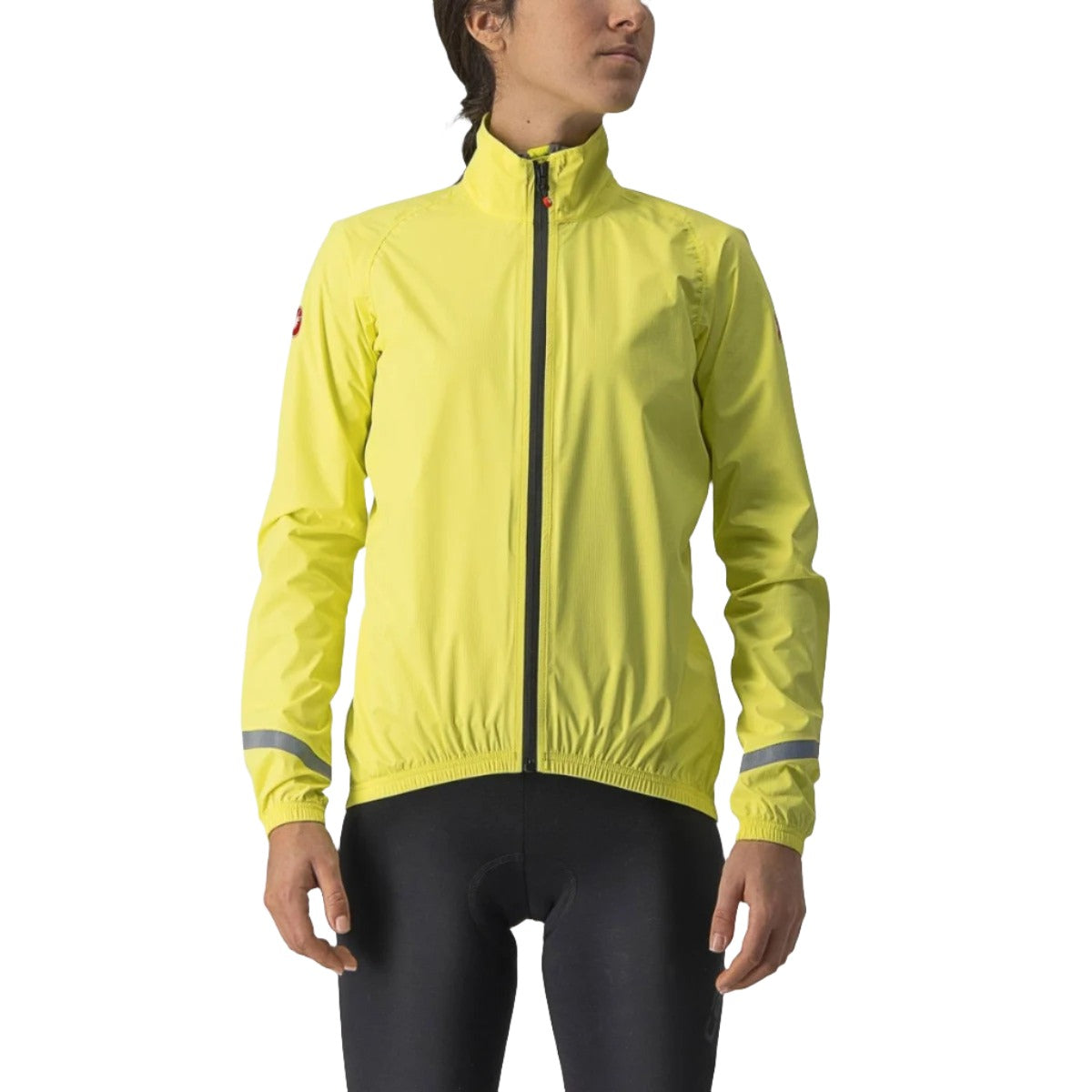 Castelli Emergency 2 Womens Rain Jacket Brilliant Yellow