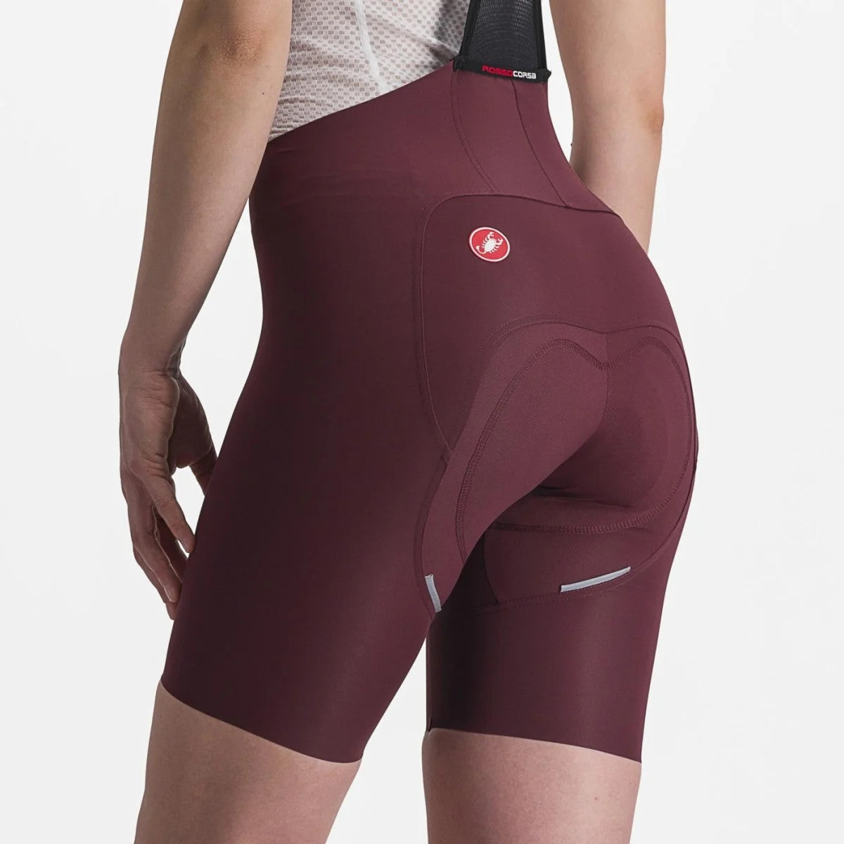 Castelli Free Aero RC Womens Bibshort Deep Bordeaux