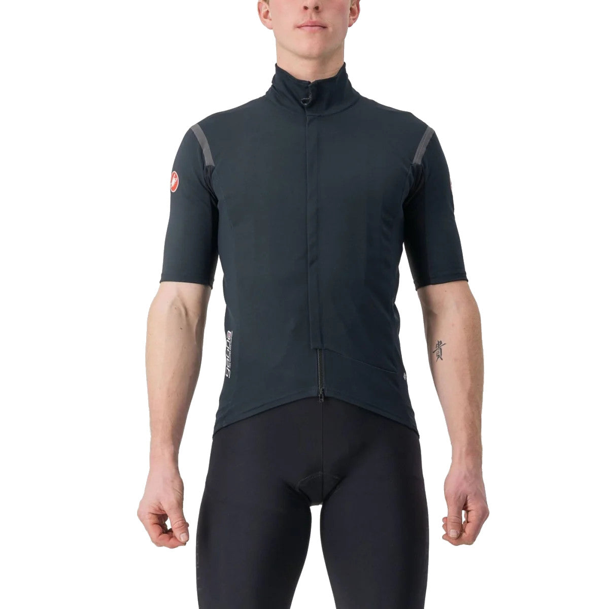 Castelli Gabba Ros 2 Jacket-Jersey Black-Black Reflex