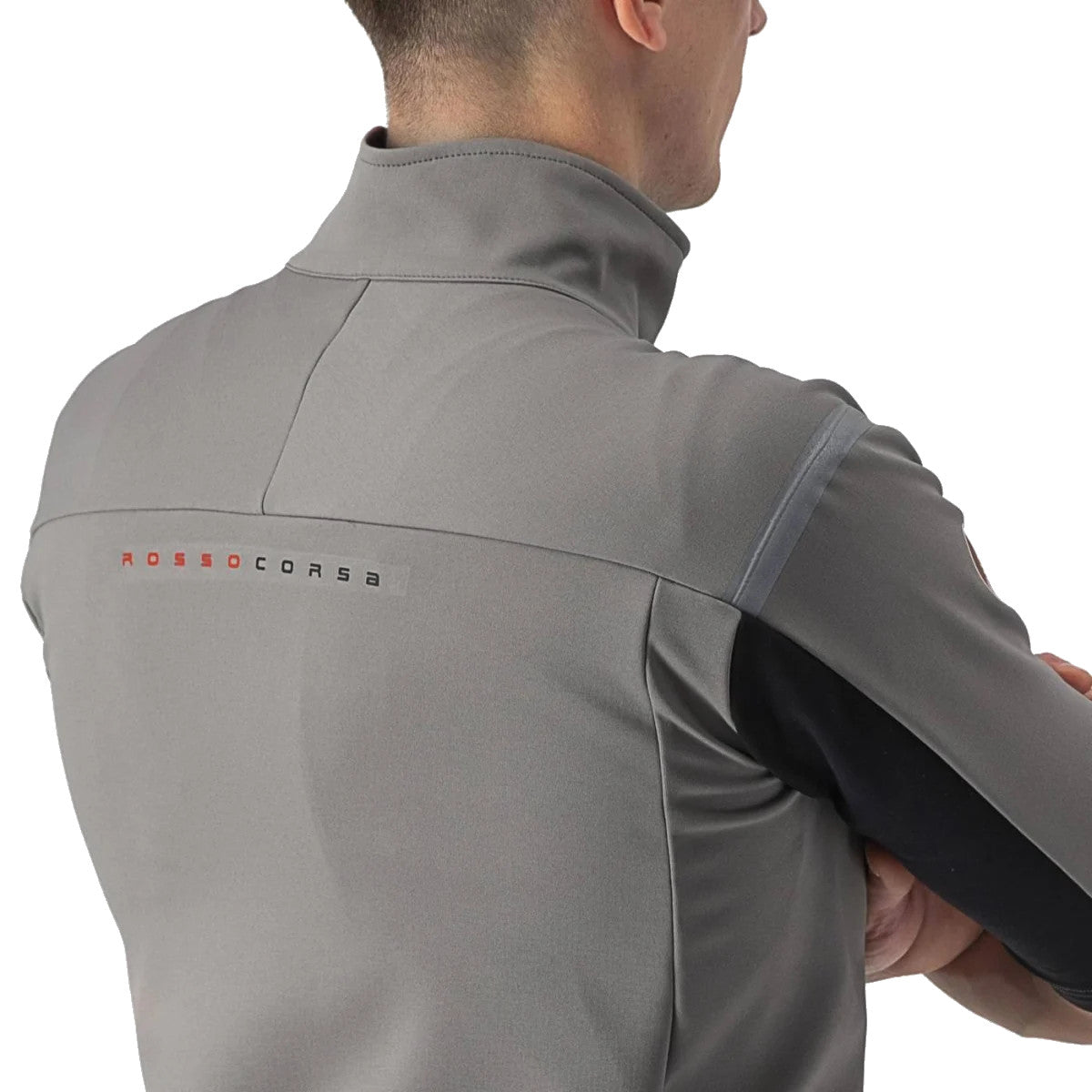Castelli Gabba Ros 2 Jacket-Jersey Nickel-Travertine Grey