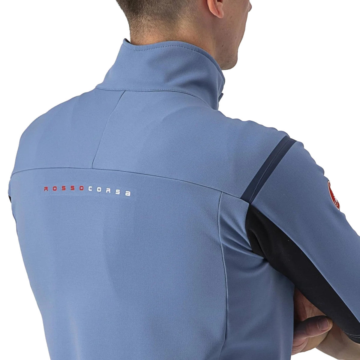 Castelli Gabba Ros 2 Jacket-Jersey Steel-Savile Blue