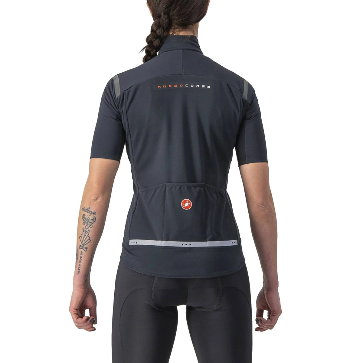 Castelli Gabba Ros 2 Womens Jacket-Jersey Light Black-Black