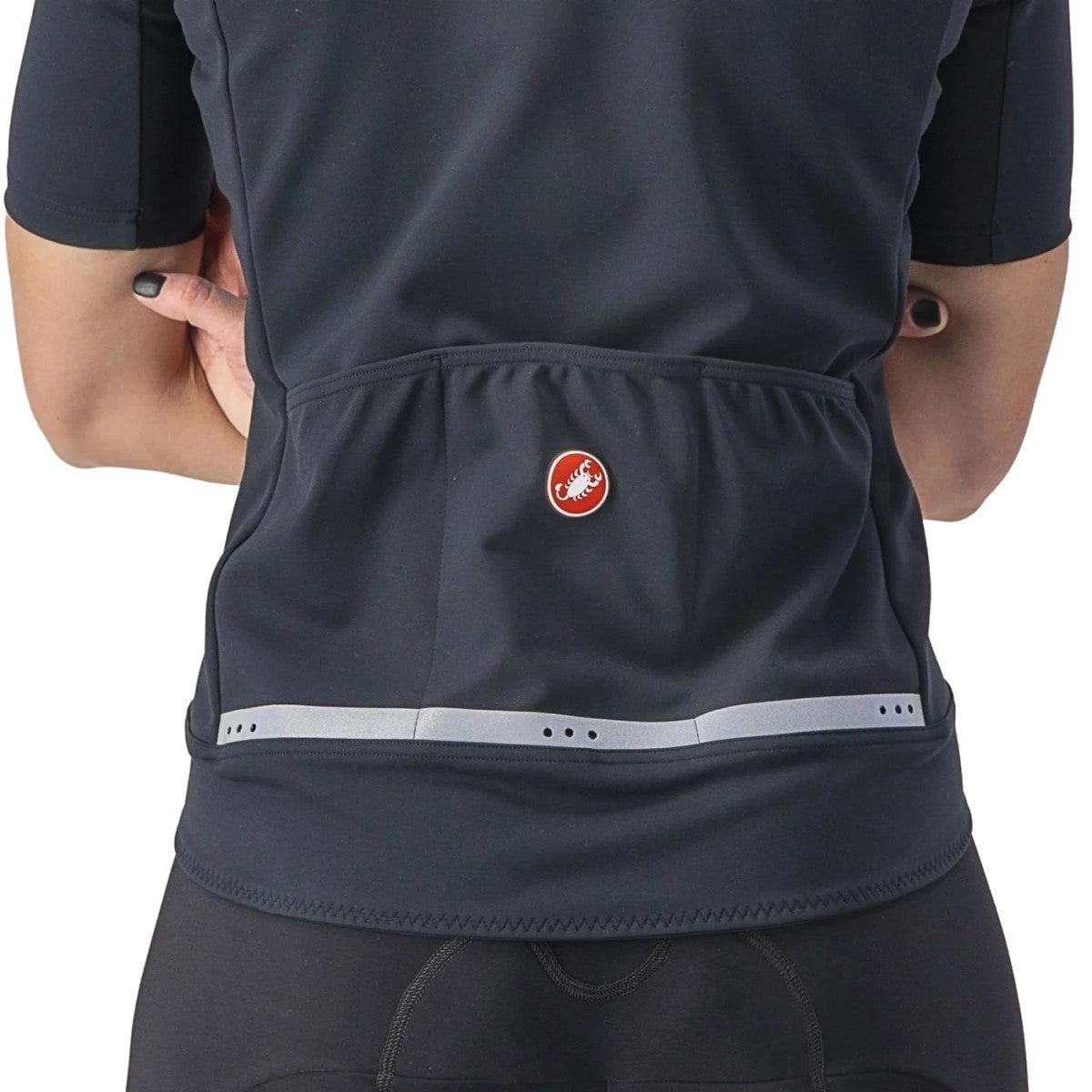 Castelli Gabba Ros 2 Womens Jacket-Jersey Light Black-Black