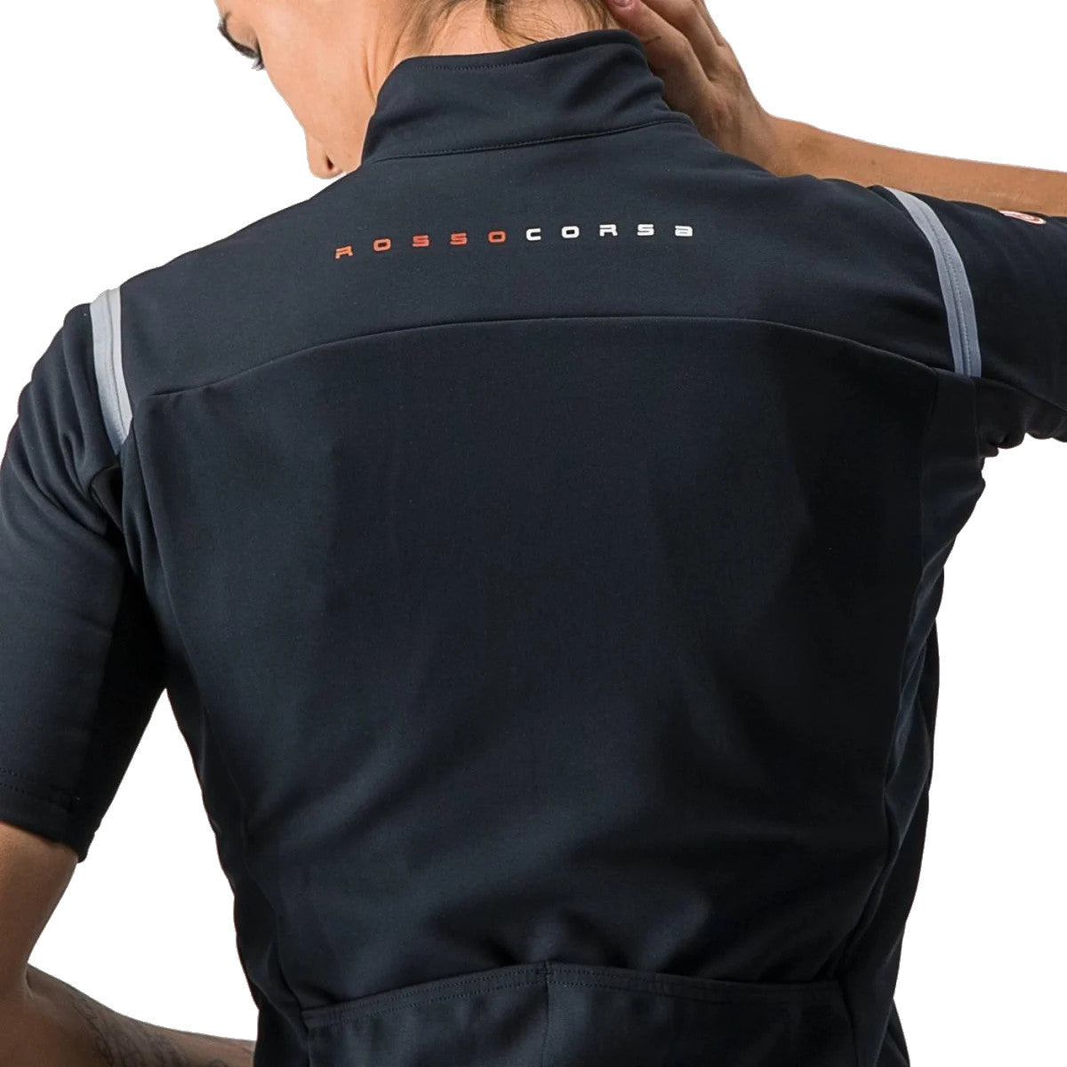 Castelli Gabba Ros Womens Jacket-Jersey Light Black-Silver