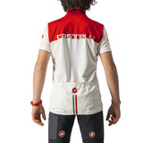 Castelli Neo Prologo Kids Jersey Ivory-Red (Size 12A)