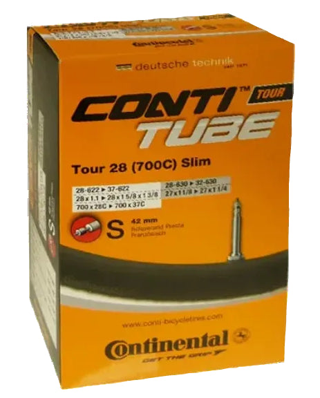 Continental Tour 28 Slim S42 700x28-37C Bike Tube