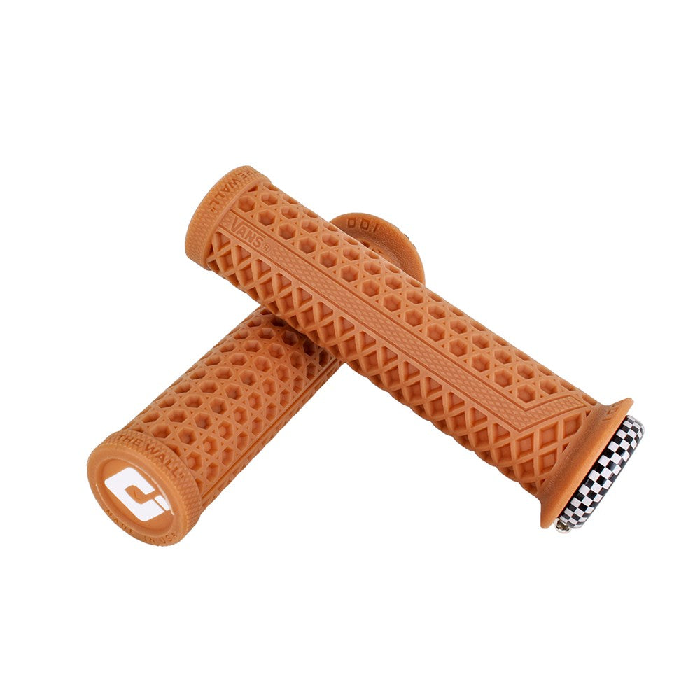 ODI MTB BMX VANS LOCK ON GRIP V2.1 GUM W/ BLACK/WHITE CHECKER