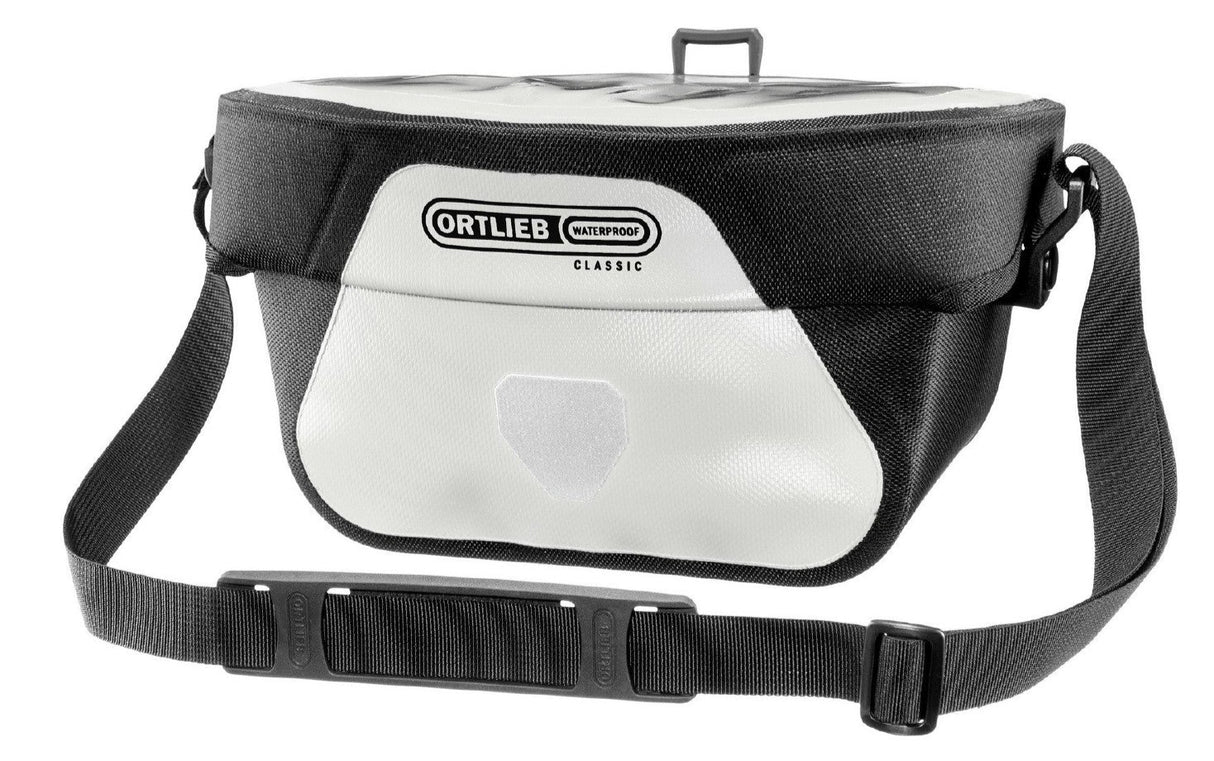 ORTLIEB ULTIMATE6 CLASSIC WHITE  HANDLEBAR BAG  (MOUNTING-SET REQ.)