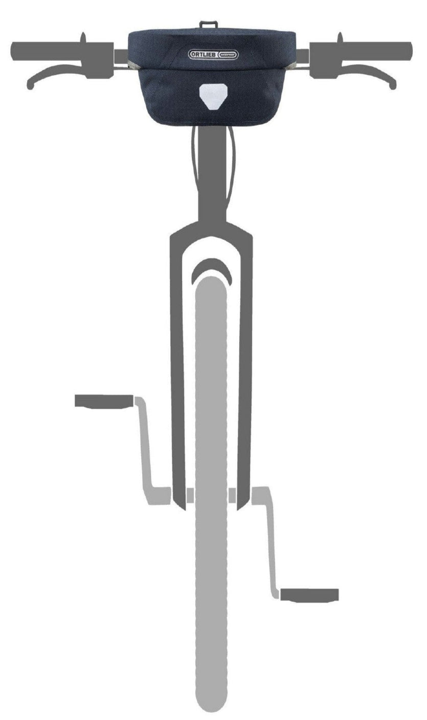 ORTLIEB ULTIMATE6 URBAN INK HANDLEBAR BAG  (MOUNTING-SET REQ.)