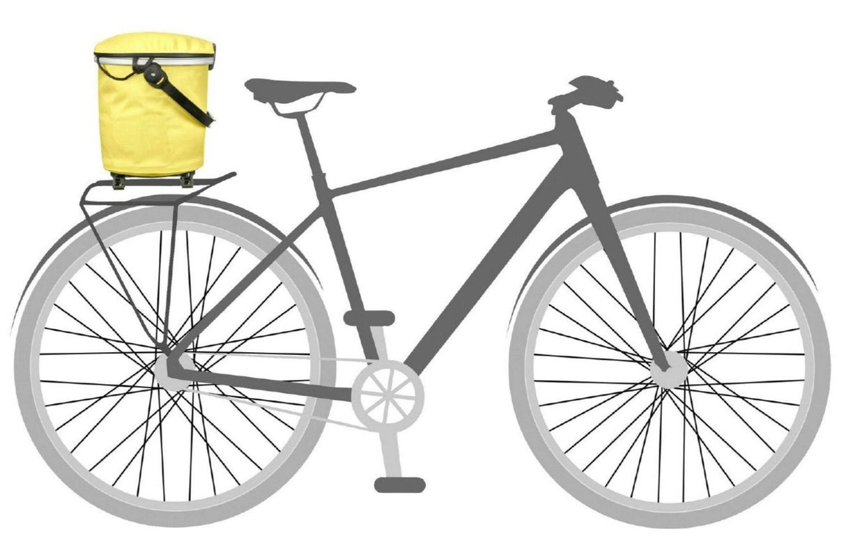 ORTLIEB UP-TOWN RACK CITY HANDLEBAR BAG / BIKE BASKET LEMON SORBET 
