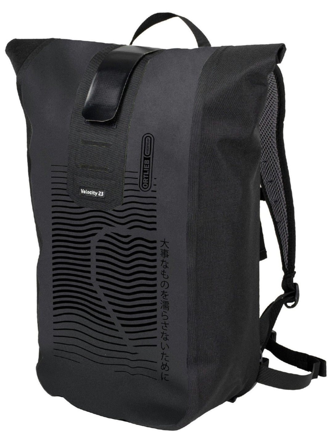 ORTLIEB VELOCITY DESIGN - AQUA BLACK MATT BACKPACK