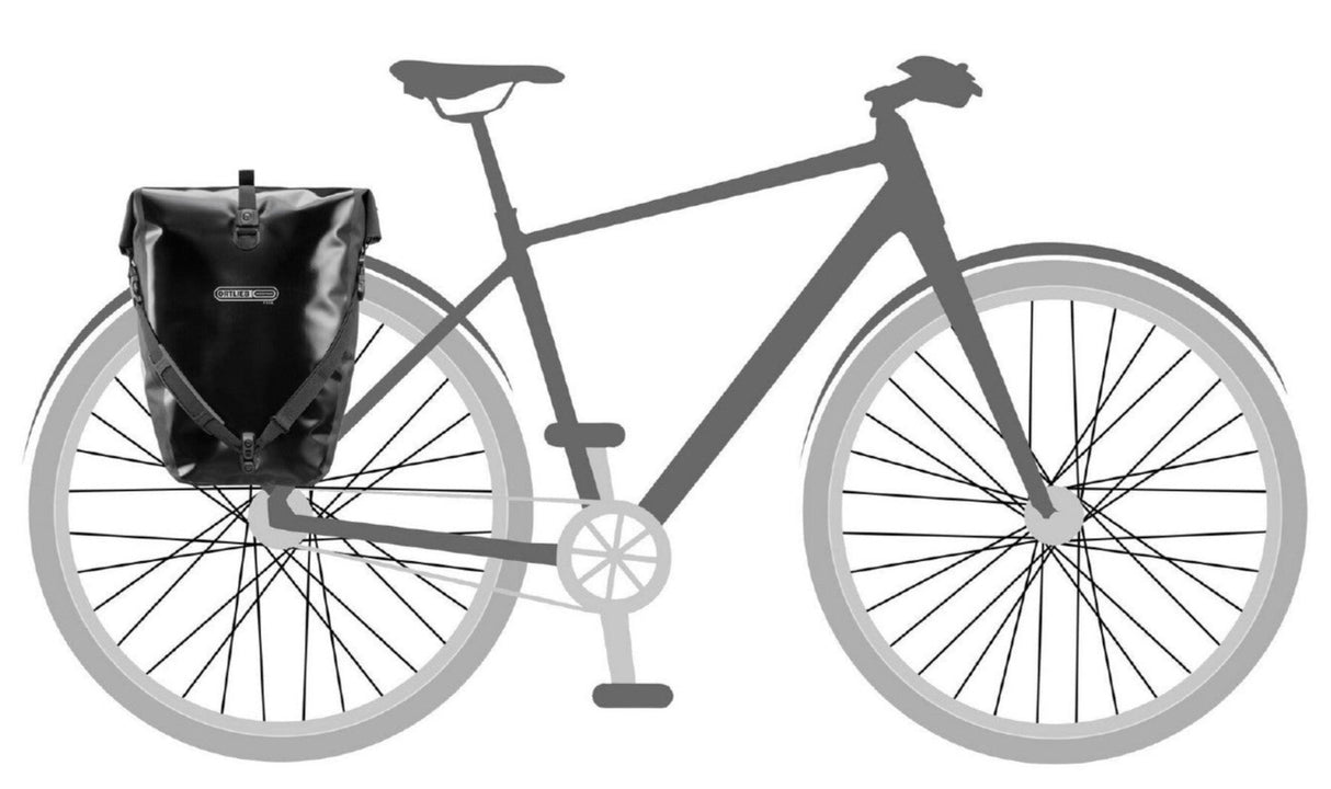 ORTLIEB BACK-ROLLER FREE BIKE PANNIER QL3.1 BLACK – Crooze