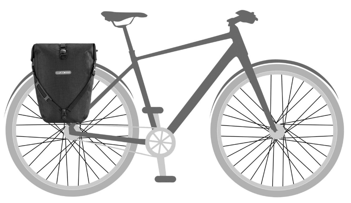 ORTLIEB BACK-ROLLER HI VIS QL3.1 BIKE PANNIER (SINGLE BAG)