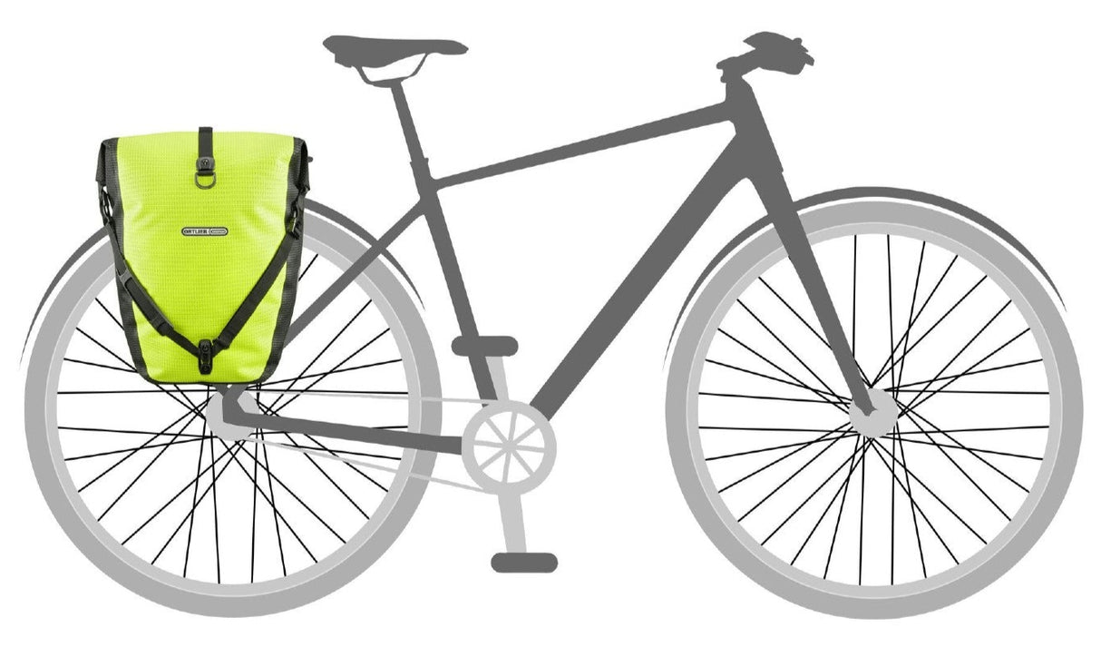 ORTLIEB BACK-ROLLER HIGH VISIBILITY BIKE PANNIER QL2.1