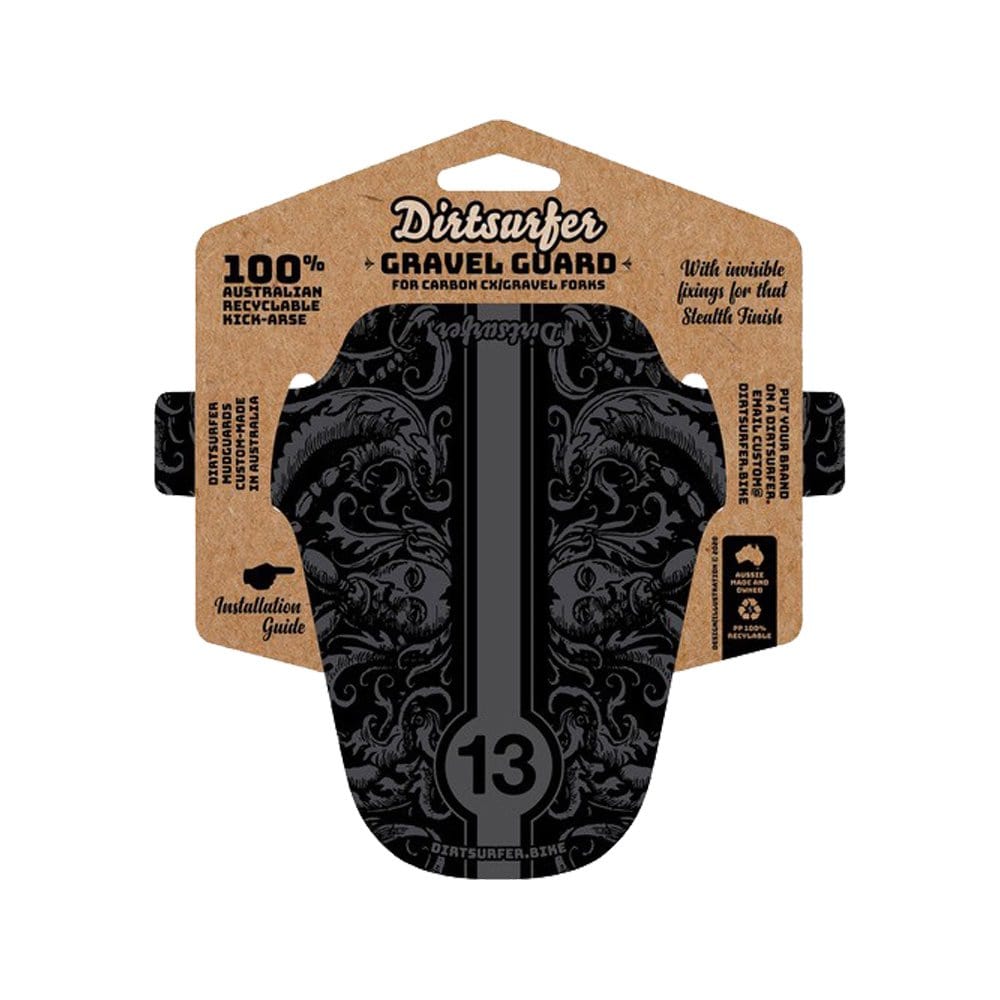 Dirtsurfer Mudguard GRAVEL - DEMONS BLACK