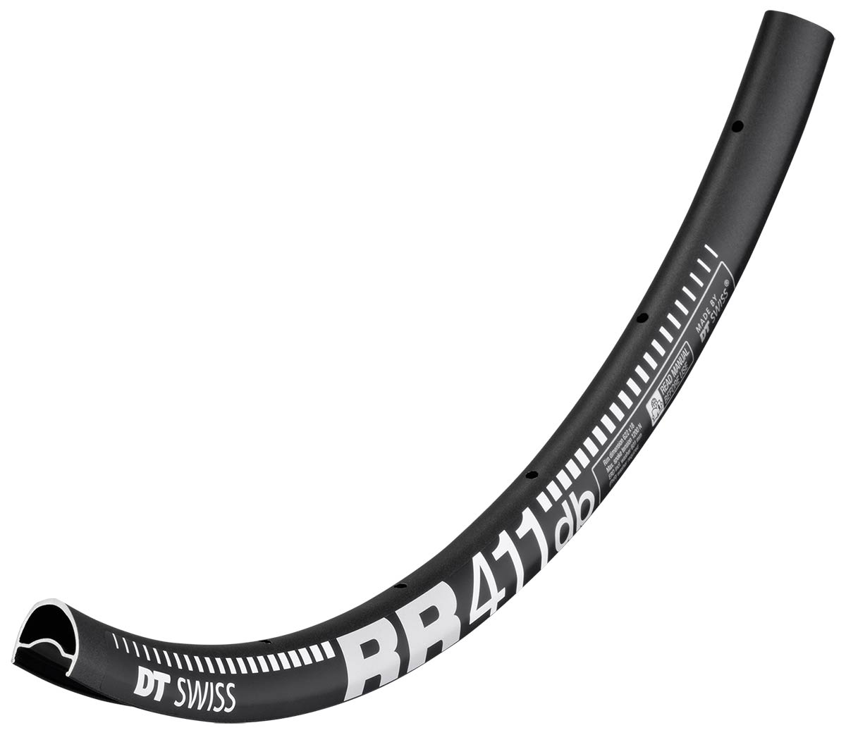 DT Swiss Rim RR411 asymm 32h DISC DB 700c