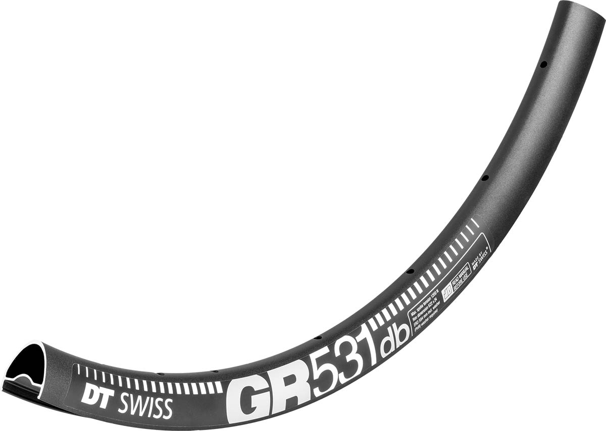DT Swiss GR531 650b DB 28h Rim Black (24 wide)
