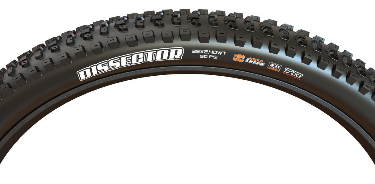 MAXXIS Dissector 27.5 X 2.40 Exo TR Wirebead Tyre 60TPI E-25