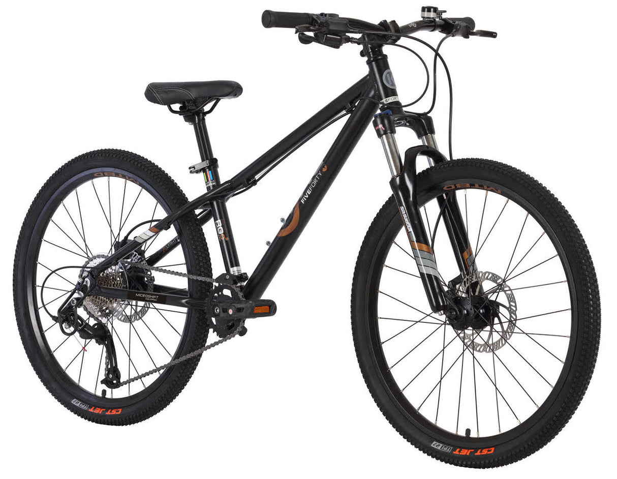 BYK E-540x9 9 Speed Disc Brake Kids Mountain Bike Matte Black