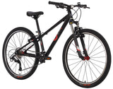 BYK E-620x9 9 Speed 27.5" Kids Mountain Bike Matte Black/Red