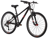 BYK E-620x9 9 Speed 26" Kids Mountain Bike Matte Black/Red