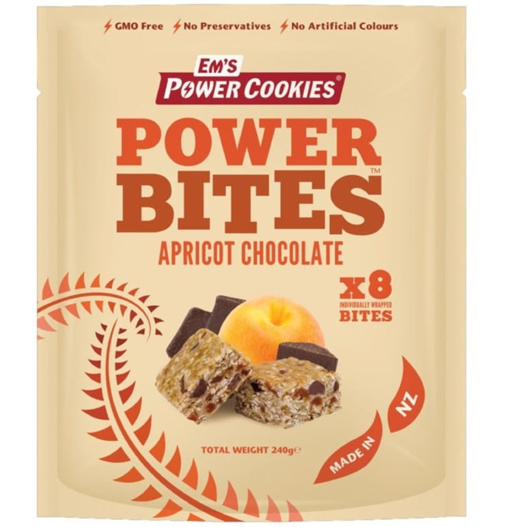 Em's Power Bites Apricot Chocolate