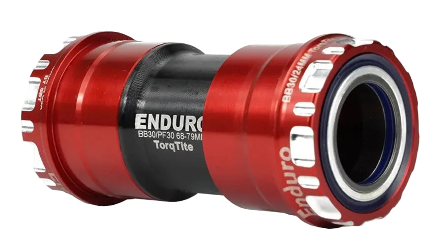 ENDURO BKC-0680 XD15 TORQTITE CERAMIC ANGULAR ADAPTOR BB30 TO SHIMANO-RED