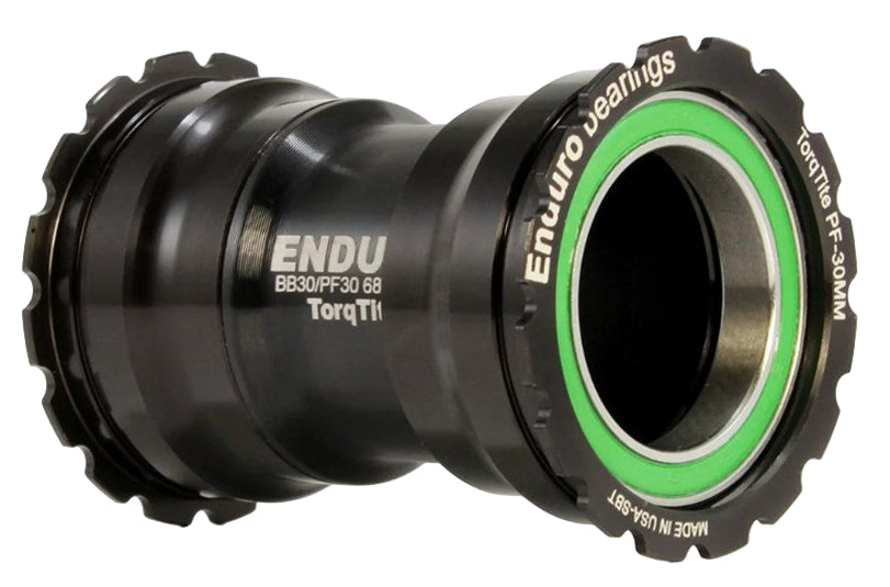 ENDURO BKS-0131 TORQTITE STAINLESS ANGULAR BB PF30 & 30MM - BLK