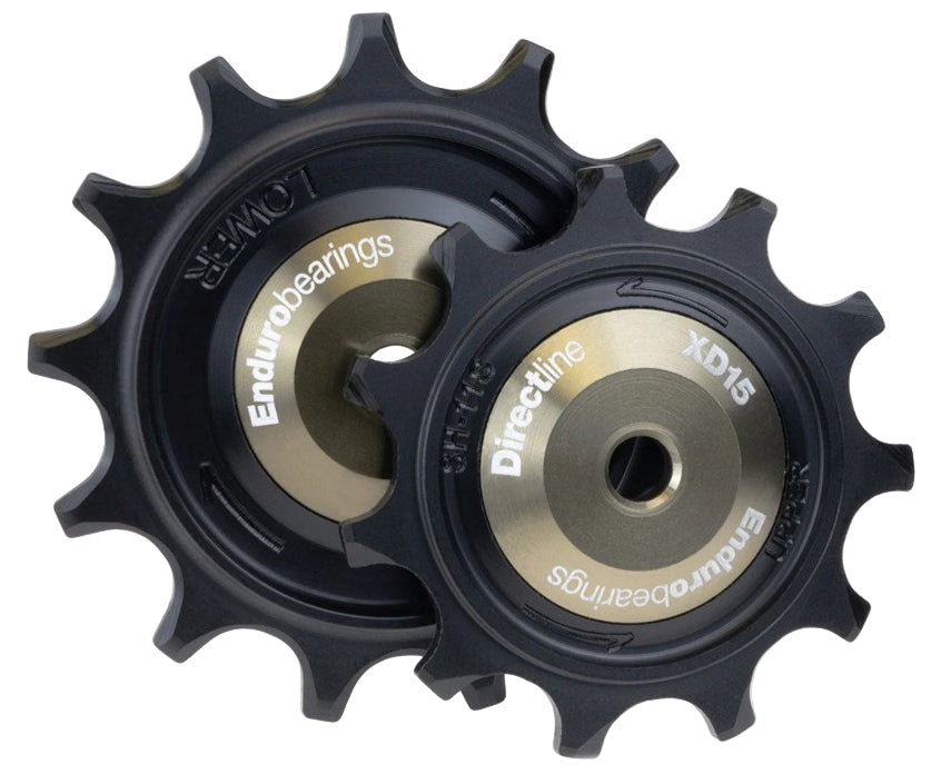 Enduro BKCJ-0457 11T Zero Ceramic Bearing Pulleys Shimano 11-Speed - Black
