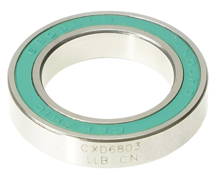 ENDURO CXD 6803 LLB XD15 ABEC-5 CERAMIC RADIAL BEARING (C3) HUB - 17 X 26 X 5MM