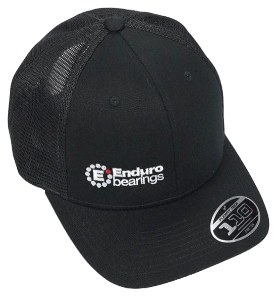 Enduro BCAP-0001 XL Embroidered Flexfit Baseball Cap - Black