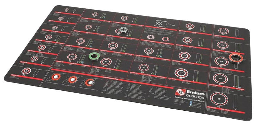 Enduro WBM-004 Mechanic Workbench Bearing ID Mat - Version 2